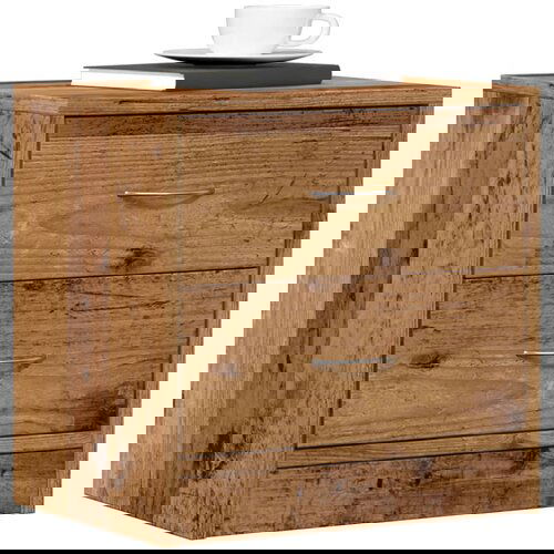 vidaXL Noćni ormarić boja staro drvo 40 x 30 x 40 cm od iverice Cijene