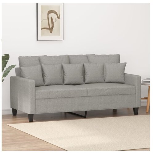  Dvosjed od tkanine svjetlosivi 140 cm Cene