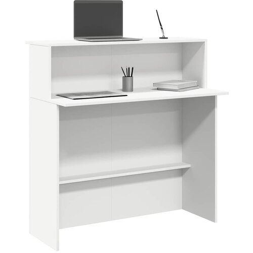 vidaXL Recepcijski stol bijeli 100x50x103,5 cm od konstruiranog drva Cijene