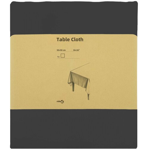  Tkanina za stol Četvrtasti Tamnosiva 90 x 90 cm Poliester Slike