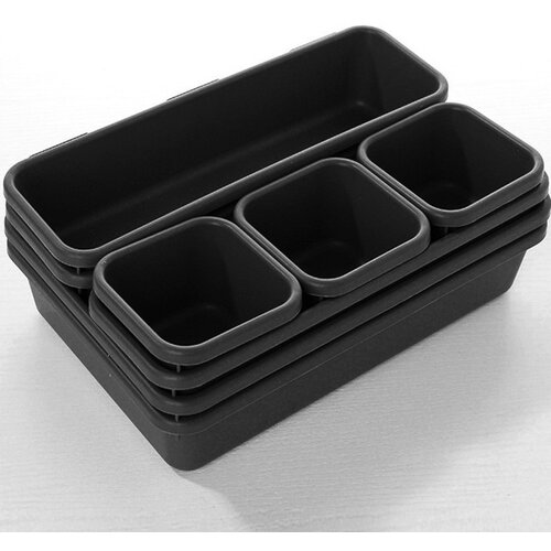 INF 8-delni komplet organizatorjev predalov Black, (22125119) Cene