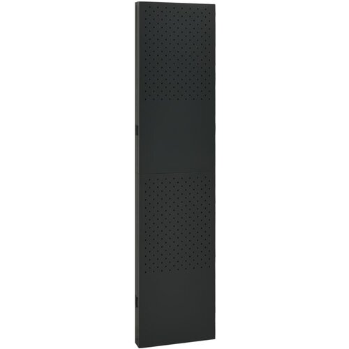  pregrada s 4 panela crna 160 x 180 cm čelična Slike