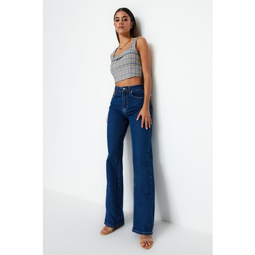 Trendyol Jeans - Blue - Wide leg Slike
