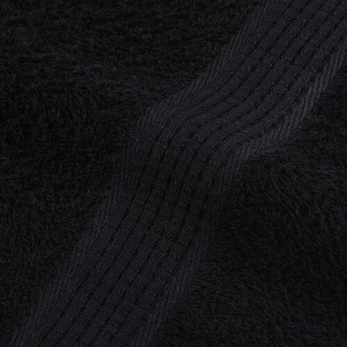VidaXL Ručnici za kupanje 2 kom crni 100x150 cm 360 gsm 100% pamuk Slike