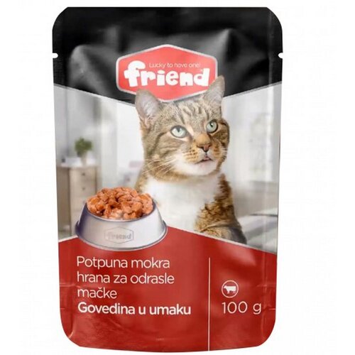 Friend Hrana za mačke vrećica govedina u umaku 100g Cijene