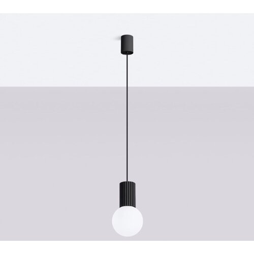 Sollux SL.1714 - visilica na sajli halo 1xG9/8W/230V, prečnik 12 cm, crne boje Slike