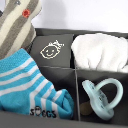 Dooky Luxury Memory Box Double Frame Handprint set za bebine otiske 1 kom Slike