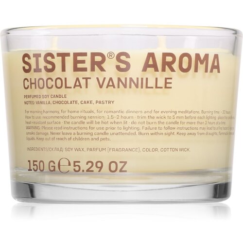Sister&amp;#039;s Aroma Chocolat Vannille mirisna svijeća 150 g Slike