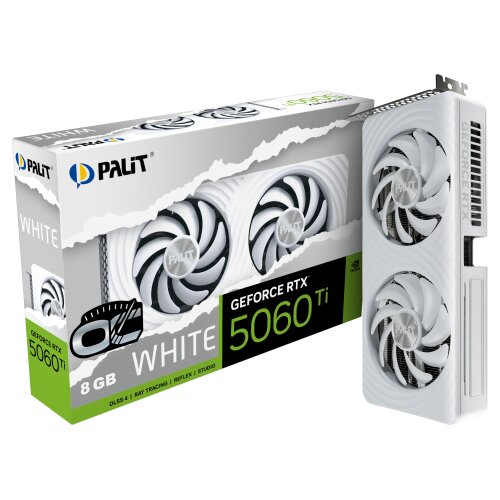 Palit 5060 Ti White OC 8GB GDDR7, 128-bit, 3x DP, 1x HDMI Cijene