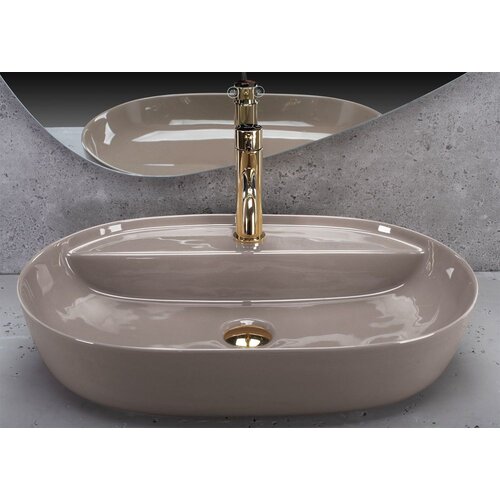 Rea Aura 61 umivalnik Beige Shiny Slike