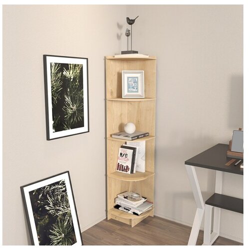 Woody Fashion Hanah Home Polica za knjige Liva Cene