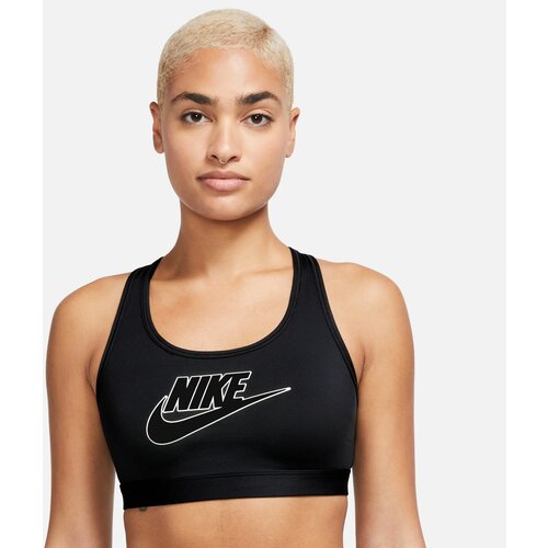 Nike w nk swsh med spt futura bra, ženski top, crna FB4080 Slike