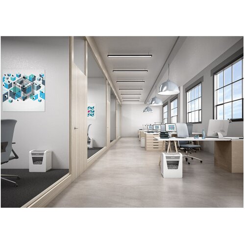  UNI&amp;Scaron;TAVAČ DOKUMENTACIJE 10 LISTOV MICROCUT IQ LEITZ 80020000 BELO/SIVO Slike