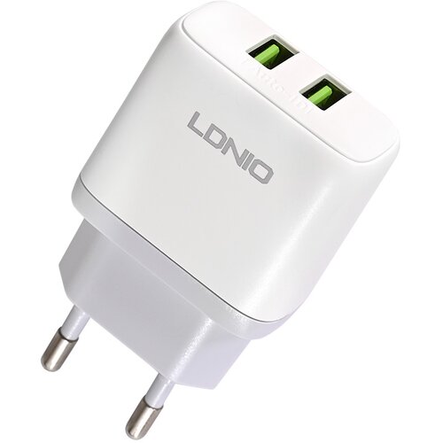  Kucni punjac LDNIO A2221 2xUSB, 12W beli Slike
