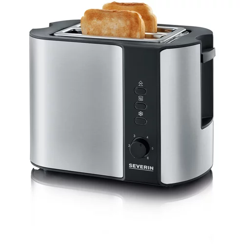 Severin AT2589 Toaster Toaster Edelstahl-gebürstet-schwarz