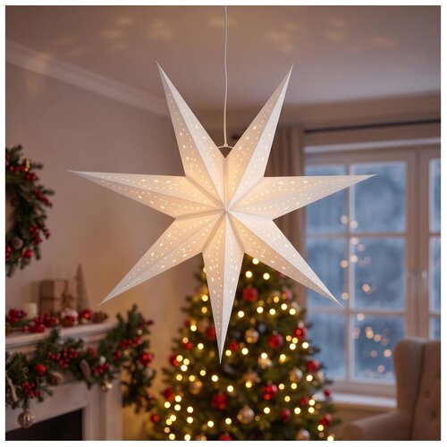 Brilagi LED Božićna dekoracija LED/2xAA 80 cm zvezda Slike