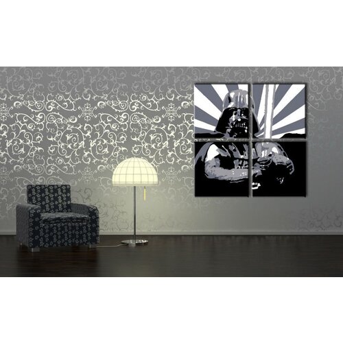  Ručno slikane slike na platnu na platnu POP Art STAR WARS 4-dijelna  () Cijene