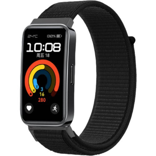 INF Najlonski pašček za uro Huawei Band 8/9 Black, (21542901) Cene