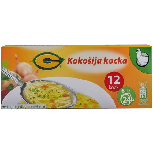 C proizvodi Kocka za supu C kokošija 132g Cene