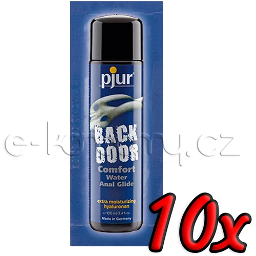 Pjur back door comfort water anal glide 2ml 10 pack