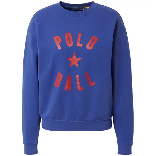 Polo Ralph Lauren Sweater majica kraljevsko plava / vatreno crvena