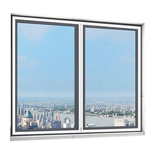 INF Mrežasta zavesa iz steklenih vlaken z zadrgo - preprečuje mrčes 120x120 cm White, (21278142) Cene