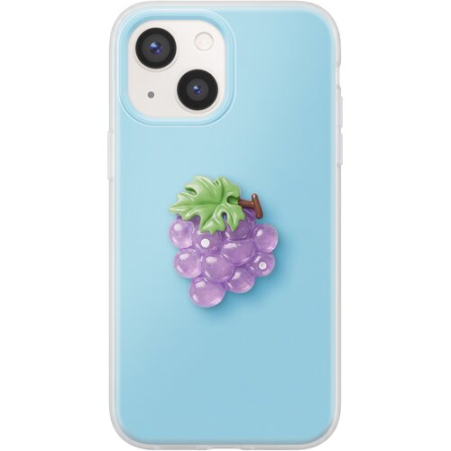 AVIZAR Ovitek za iPhone 13 s 3D motivom grozdja in dvignjenim robom, Modra, (5000273954) Cene