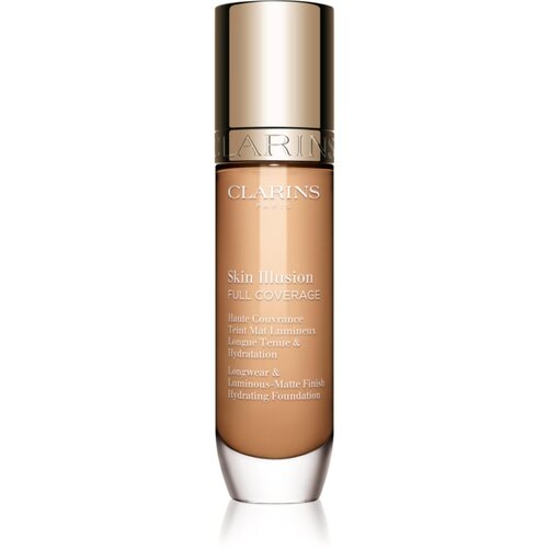 Clarins Skin Illusion Hydrating Foundation puder s visokim prekrivanjem nijansa 105.5W 30 ml Slike