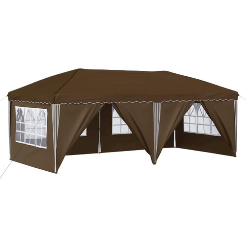 vidaXL Zložljivi &scaron;otor za zabave 575 x 288 x 245 cm Taupe, (5000210993) Cene