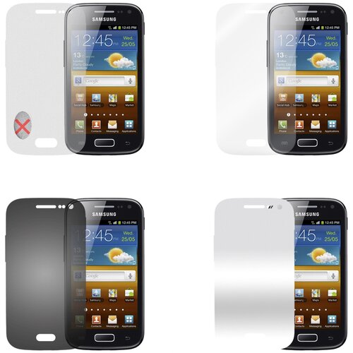Cadorabo Zaščitniki zaslona združljivi s Samsungom - zaščitnimi filmi v High Clear - 4 filmi (1x zasebnost - 1x ogledalo - 1x Matt - 1x anti -Fingerprint), (20605741) Cene