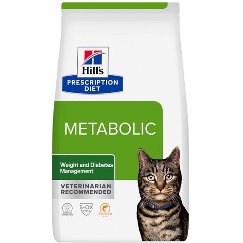 Hill&amp;rsquo;s Prescription Diet Metabolic Weight &amp;amp; Diabetes Management s lososom - 3 kg Slike