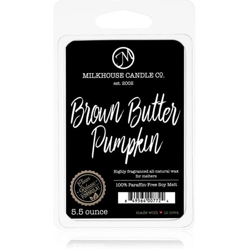 Milkhouse Candle Co. Creamery Brown Butter Pumpkin vosak za aroma lampu 155 g Slike