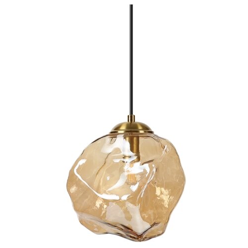  Visilica na sajli CRISTAL 1xE14/15W/230V mesing/zadimljeno bež Slike