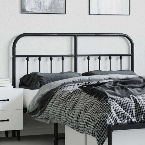  Metalno zamjensko uzglavlje crno 140 cm - Crna 140 cm 1 Slike