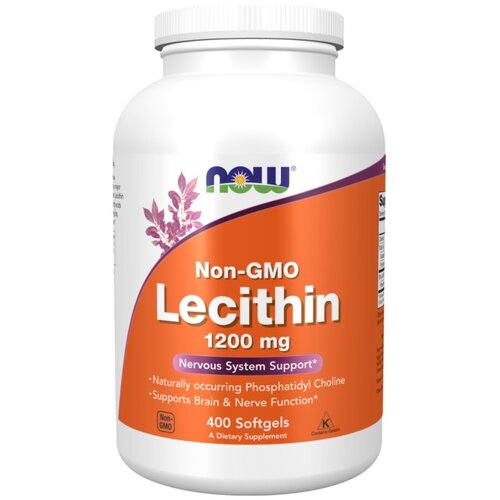 Now Foods Lecitin 1200 mg NOW (400 mehkih kapsul) Slike