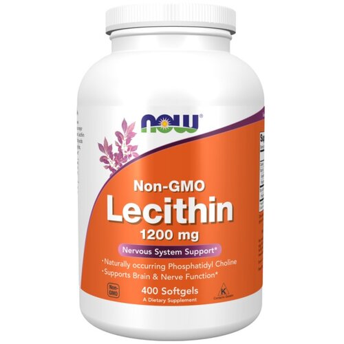Now Foods Lecitin 1200 mg NOW (400 mekih kapsula) Cene