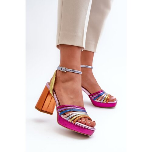 S. BARSKI Women's Sandals with Heel D&A Cene