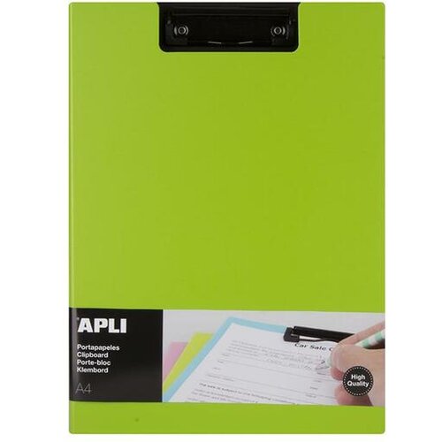 Apli mapa z vpenjalno sponko iz PP AP017207 A4, svetlo zelena Slike