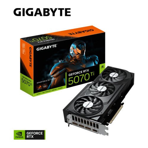 Gigabyte VGA RTX 5070-Ti WINDFORCE 3 OC SFF 16GB, GV-N507TWF3OCV2-16GD Cene