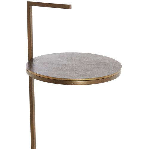 Light &amp;amp; Living Okrogla stranska mizica z marmorno mizno plo&amp;scaron;čo &amp;oslash; 26 cm Leda &amp;ndash; Slike