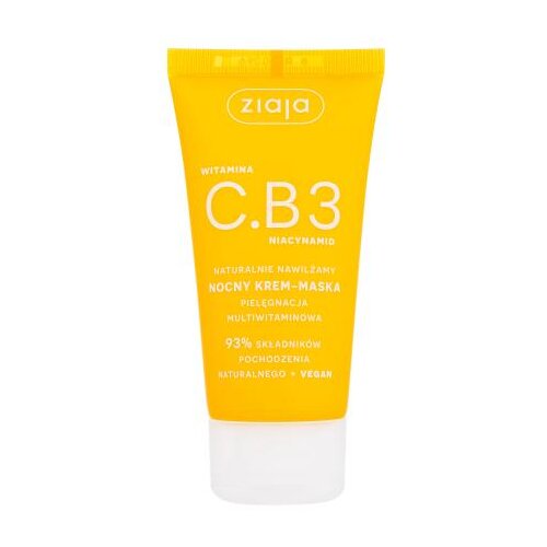 Ziaja Vitamin C.B3 Niacinamide Night Cream-Mask multivitaminska nočna krema-maska 50 ml za ženske Cene