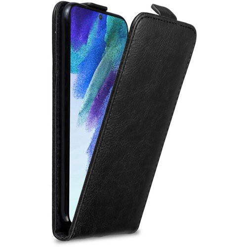 Cadorabo Ohi&amp;scaron;je, združljiv s Samsungom v Night Black - Za&amp;scaron;čitni pokrov v zasnovi Flip z magnetnim zapiranjem, (20590473) Slike