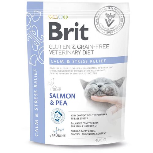 Brit veterinary diet Brit GF Veterinarska dieta za mačke - Calm & Stress Relief 400 g Cene