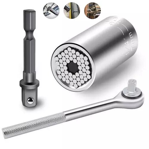 Univerzalni nasadni ključ gator grip 7-19mm Cene