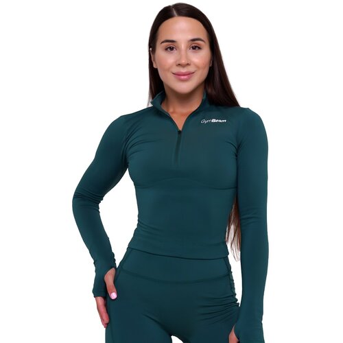 GymBeam ženska sportska majica Ignite Dark Green 92263 Slike
