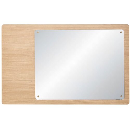 Hübsch Zidno ogledalo s drvenim okvirom 80x50 cm Split - Cijene
