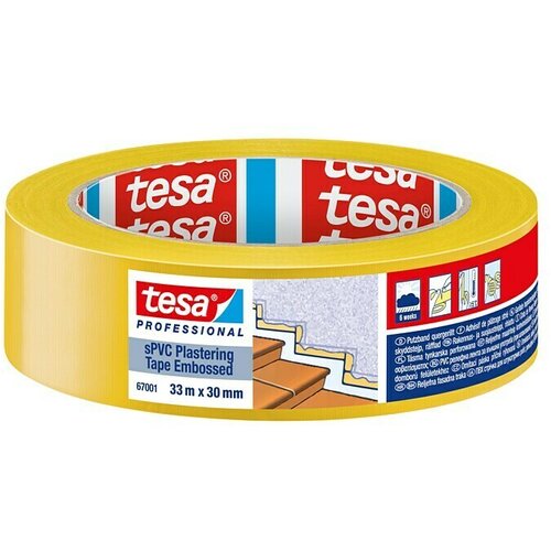 Tesa Zaščitni lepilni trak Professional (33 m x 30 mm, rumen) Cene
