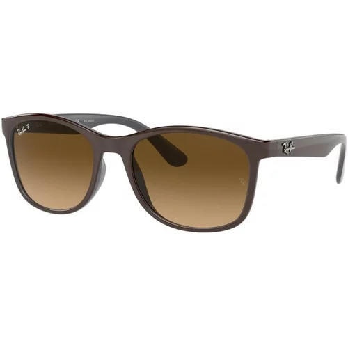 Ray-ban RB4374 6600M2 Polarized ONE SIZE (56) Rjava/Rjava