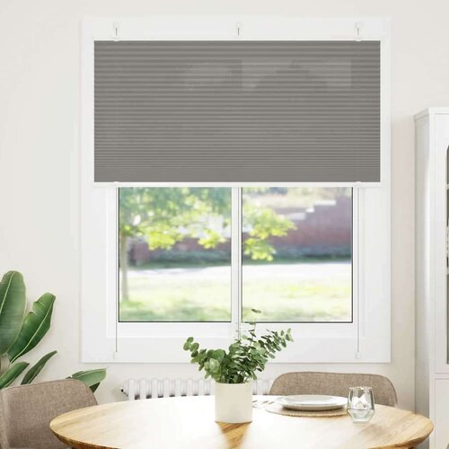 vidaXL Plisirana roleta antracit 120x100 cm &scaron;irina tkanine 119,4 cm Cijene