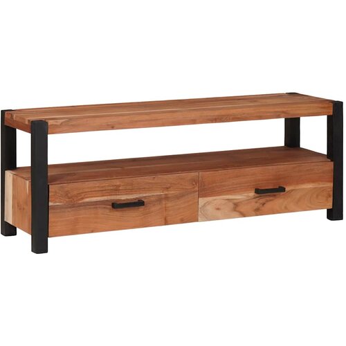 TV ormar Smeđa 110 x 30 x 40 cm Masivno bagremovo drvo Cene